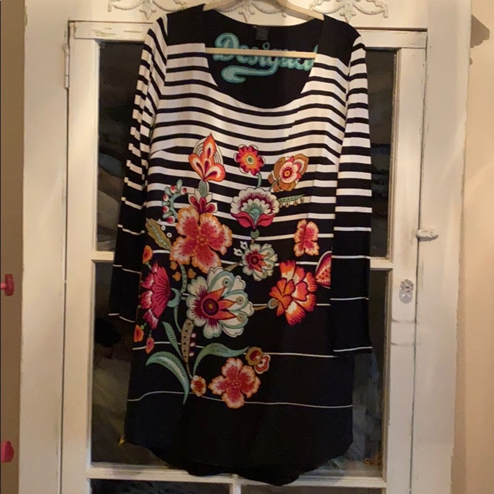 Desigual Floral Tunic Dress